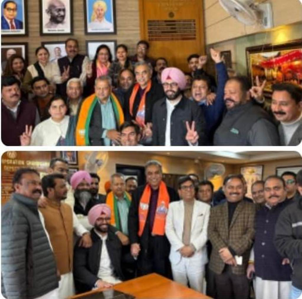 This year again the BJP has secured the positions of Mayor Senior Deputy Mayor and Deputy Mayor